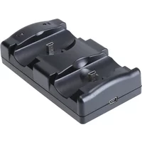 Vertical Charger Station Professional Game Controller Charging Station Accessories for PS3/PS3 Move Wireless Controller