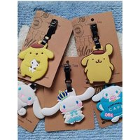 Cartoon Sanrio Hello Kitty Kuromi Luggage Tag Label Travel Cinnamoroll Melody Suitcase ID Address Holder Portable Ticket
