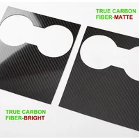Center Console Cover For Tesla Model 3 Y Central Control Armrest Panel Trim Real Carbon Fiber Car Interior Accessories 2021-2023