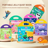 Toy Book Montessori Quiet Early Educational Toy For Toddler Preschool Activity Busy Board Animal Numbers Matching Puzzle Game