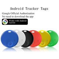 Android Air Tracker Tag Bluetooth Smart Tags Works with Google Find Hub App Locator Device Item Finder for Keys Luggage Backpack