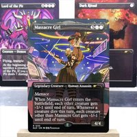 SLD HOLO2-Ⅰ02 Tcg cards proxy magical Massacre Girl Dryad of the Ilysian Grove Bitterblossom Inkmoth Nexu Breeding gather