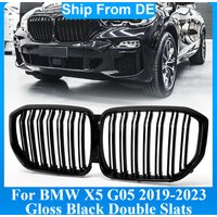 Front-Kühlergrill für BMW X5 G05 2019-2023 XDrive40i/XDrive50i/XDrive45e/M50i Doppellamellen Auto-Frontstoßstange Renngrill Motorhaube