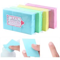 540Pcs Colorful Lint-Free Nail Wipes Disposable Pre-Cut Nail Polish Remover Pads for Acrylic Gel Nail Removal Manicure Salon