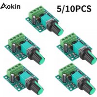 5/10PCS DC voltage motor speed controlle 1.8v 3v 5v 6v 7.2v 12v 2A 30W DC Motor Speed Controller PWM 1803BK 1803B Adjustable
