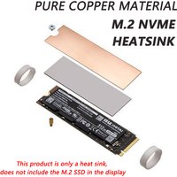 M.2 SSD Heat Sink NVME NGFF M.2 2280 Solid State Hard Disk Pure copper Heatsink B80 thin Cooler Radiator For Computer Notebook