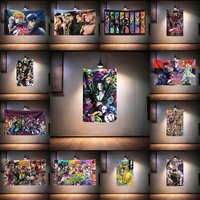JoJos-Bizarre-Adventures Anime Fans Flag For Bedroom Living Room Wall Decor Banner
