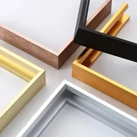 Customized DIY Metal Aluminum Frames Black Golden for Canvas Oil Painting Diamond Painting Artwork Wall Art Posters Home Decor