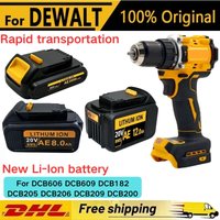 20V For DeWalt 12Ah/9Ah/8Ah/6Ah/3Ah Li-lon Battery Replacement DCBDCDDCFDCG series Power Tools+charger+electric drill