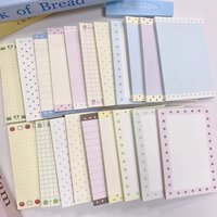 60PC Japanese Note Paper M5 Inner Pages A7 Color Loose-leaf Simple Blank Replacement Korean Salt Note Paper Packed Diary Gift