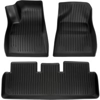 3PCS Floor Liner For Tesla Model 3 2017-2023 TPE All Weather Custom Fit Car Mats