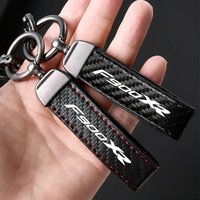 For BMW F900R F900XR F900 R XR F 900R 900XR Accessories Motorcycle Carbon Fiber Patterned leather rope Keychain Keyring key ring