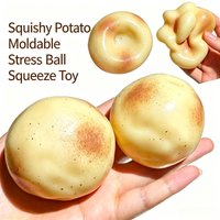 Squishy Coconut Oil Potato Moldable Stress Ball Squeeze Toy No Rebound Handmade Stress Ball Fidget Toys Anti-Stress Mood Relief