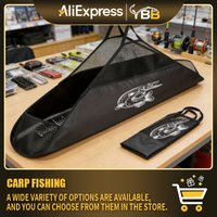 Foldable Competition Fishing Weighing Bag - Weigh Sling with Sturdy Nylon Handle & Built-in Ruler
