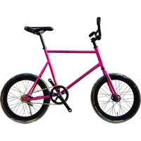 AliExpress NONE 20 Inch 48CM Mini Fixie Bicycle Steel Frame Small Wheel Action Male Female Students Backward Reversing Brake Fixed Gear Bike