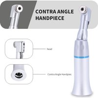 Dental Low Speed Contra Angle Handpiece Latch Chuck Key Type Low Rotation 1:1 Direct Drive Gear Ratio Apply for CA Burs ø2.35mm