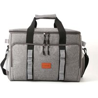 35L Large Collapsible Cooler Bag Leakproof Insulated Thermal Tote Bag for Beach Fishing Camping Portable with Shoulder Strap