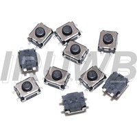100PCS/LOT 3x4x2H Mini Buttons 3*4*2 mm SMD Switch 4 Pin Touch Micro Switch Tact Push Button Switches