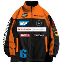 men's autumn winter cycling enthusiasts' jackets, stand-up collar sweatshirts,F1 racing For Mercedes-Benz McLaren team jackets
