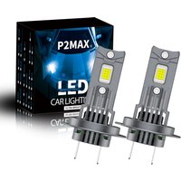 Ultra Bright H7 Mini LED Headlight Bulbs as Halogen Size 6000K Powerful Canbus Fog Lights for Car Automotive Moto Headlamp Light