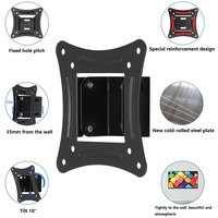 Universal Monitor Bracket 14-27 Inch Tv Wall Holder Adjustable Angle Wall Tv Stand for LCD Screens Computer Monitors DSJZJ01
