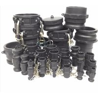Adaptateur de raccord en plastique, raccord Camlock DN15 à DN50 PP, MPT FPT Barb, déconnexion rapide 1/2 3/4 à 2 pouces