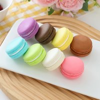 Simulation Macaron Model Fake Cake Baking Shop Decoration Food Photography Props Wedding Dessert 8pc/lot