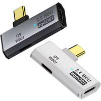 New arrive 2 in 1 Type C OTG Adapter USB C Male to USB-C Female USB 3.2 Splitter 100W PD Fast Charging for Laptop Tablet