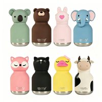 ASOBU 200ml 18/8 Stainless Steel Thermos Water Bottle,Portable Vacuum Insulated Flask,Hot & Cold Keeping Lightweight Leakproof C