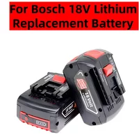 Original Replacement BAT609 18 Volt 6.0Ah 8.0Ah Rechargeable Lithium Ion Battery for Bosch 18V 8.0Ah Backup Battery Portable