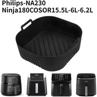 Silicone Air Fryer Mold Oil Filter Strip for PhilipsNA230 COSORI6.2L Non-Stick Reusable Baking Pan Grill Mat Easy Clean