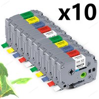 2PK/10PK TZe231 Compatible for Brother P-touch TZe-231 12mm TZe Tape Tze 231 Black on White for Brother PTH110 D400 Label Maker