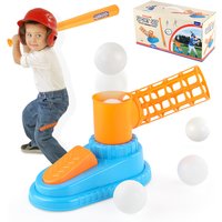 Adjustable baseball throwing machine combination set Outdoor sports toys children's outdoor baseball ejection sports toys juegos