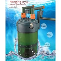 Fish Tank External Filter Hanging Filter Bucket Three-in-One Filter Pumping Oxygen Pump Aquarium Accessories 220V-240V 50Hz 12W