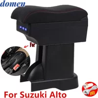For Suzuki Alto Armrest Box for Suzuki Alto Accessories Car Armrest Central Content Car Storage Box Products with USB Interfa