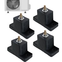 4pcs rubber mounts air conditioning vibration dampers air conditioning vibration damper rubber damper air conditioning damping