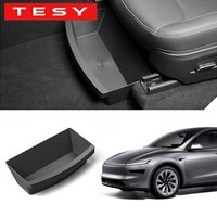 TESY For Tesla New Model Y Launch Juniper Standard Premium and Performance Front Seats Under Seat Drawer TPE Storage Box