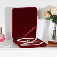 High-Grade Velvet Large Jewelry Set Gift Box, Necklaces Earrings Rings Bracelets Holder for Wedding Display & Storage Organizer