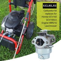 GCV160 Carburetor for Honda GCV160 Engine HRB216 HRS216 Lawn Mower Ryobi Pressure Washer Replace 16100-ZM0-804 Manual Choke carb