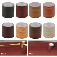 5M/Roll High Quality Self-adhesive Floor Repair Sticker Wood Grain Realistic Duct Tape Waterproof Skirting Line Home Decoration