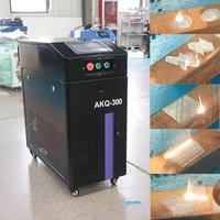 500W Pulsed Laser Cleaner Mini Pulse Laser Cleaning Machine For Wood Oil Metal Paint Rust Oxide Surface Removal Paint Stripping