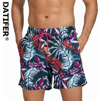 Datifer Summer Hot Sale 2026 Swimming Shorts Mens Polyester Mesh Liner Printing Adjustable Waist With Pockets Gym Traje De Baño