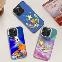 Cartoon R-Rainbow Brite Phone Case For IPhone 17 16 15 14 13 12 Mini 11 8 7 Pro Max Plus Colorful Phone Case