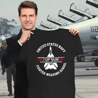 New Maverick Top Gun T Shirt, Tom Cruise Shirt, Movie Reprint Tee S-5Xl