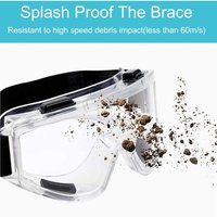 AliExpress Other Clear safety antifog protective goggles anti splash wind proof work eyewear for industrial research lab cycling riding