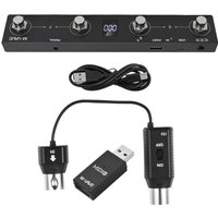 M-VAVE Chocolate Plus Wireless MIDI Controller w/4 Buttons MIDI Controller Pedal APP Control with Wireless Transmission System