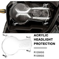 Motorcycle Acrylic Headlight Protector Light Cover Protective For BMW R1200GS R1250GS R 1250 GS LC Adventure 2013 - 2023