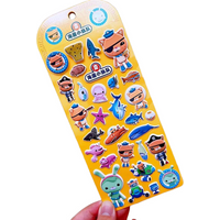 AliExpress Potdemiel 4Pcs Octonauts Kwazii Barnacles 3D Bubble Sticker Boy Skateboarding Bicycle Decoration Puzzle Diy Desktop Decoration Toy Gift