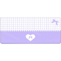 cartoon Cute Pink Bow Mouse Pad Large gaming Keyboard Playmat Non-slip Base Rubber Mousepad HD printing overlock Office Desk Mat
