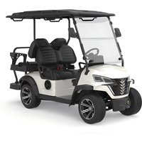 factory supply 4 wheel beautiful green color speed 2+2 seats electric controller golf cart scooter golf cart